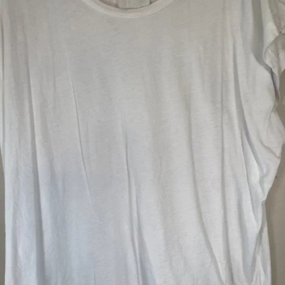 Treasure and Bond Scoop Neck White T-Shirt - Picture 4 of 5
